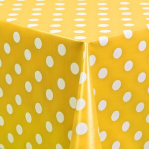 yellow -polka-oilcloths